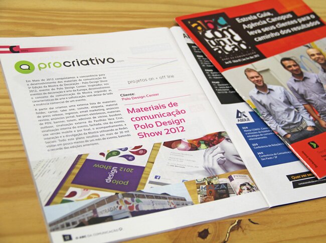 Case Polo Design Show 2012 na seção cases das agência do ABC na revista O ABC da Comunicação case_pds_revista_o_abc_da_comunicacao.jpg